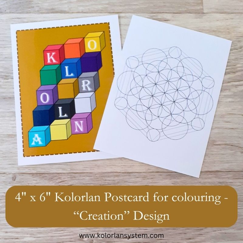 4" x 6" Postcard - Creation Design