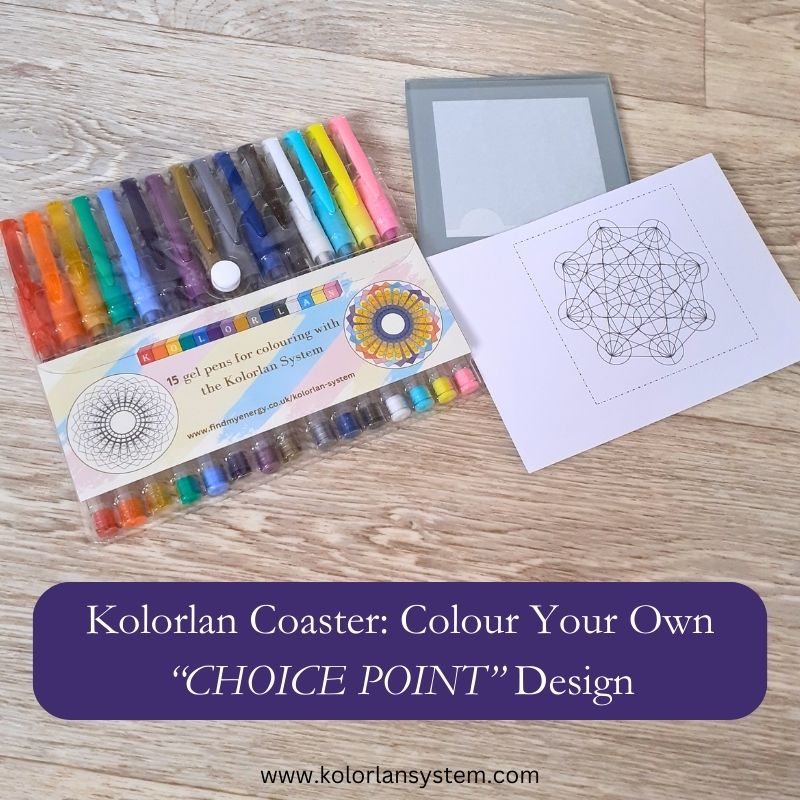 Create Your Own Kolorlan Coaster: "Choice Point" Design