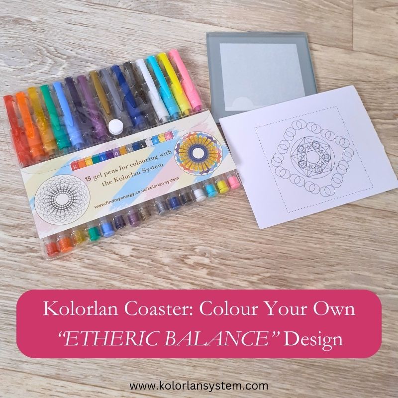 Create Your Own Kolorlan Coaster: "Etheric Balance" Design