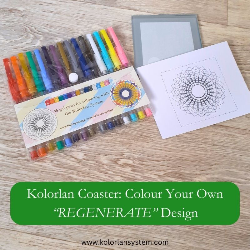 Create Your Own Kolorlan Coaster: "Regenerate" Design