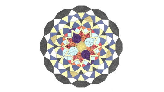 What is sacred geometry? This image shows you an example created using the Kolorlan System