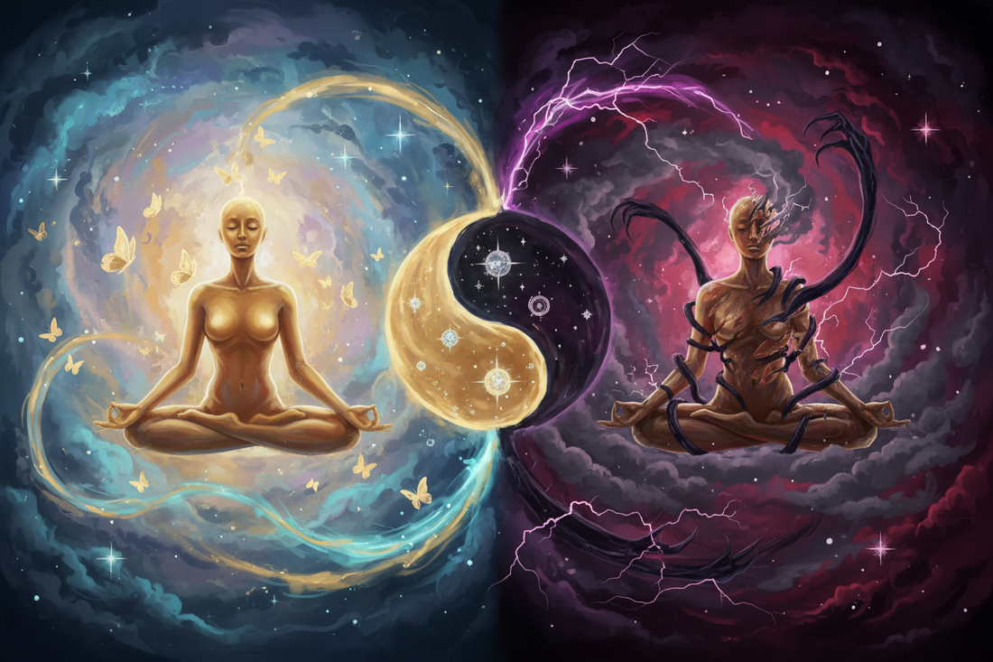 A mystical image to represent the question: Is it intution or anxiety