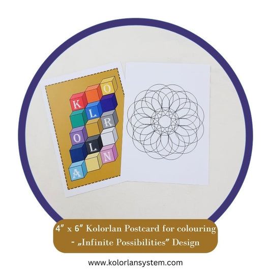 4" x 6" Postcard - Infinite Possibilities Design