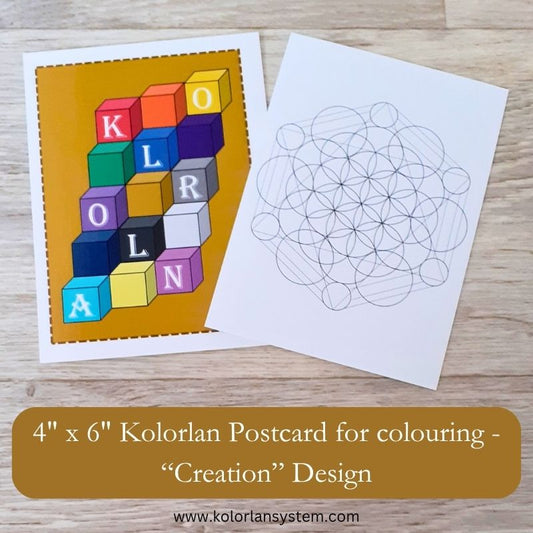 4" x 6" Postcard - Creation Design
