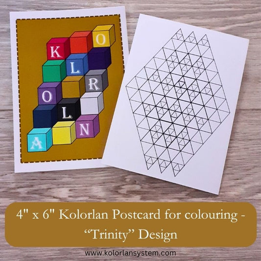 4" x 6" Postcard - Trinity Design