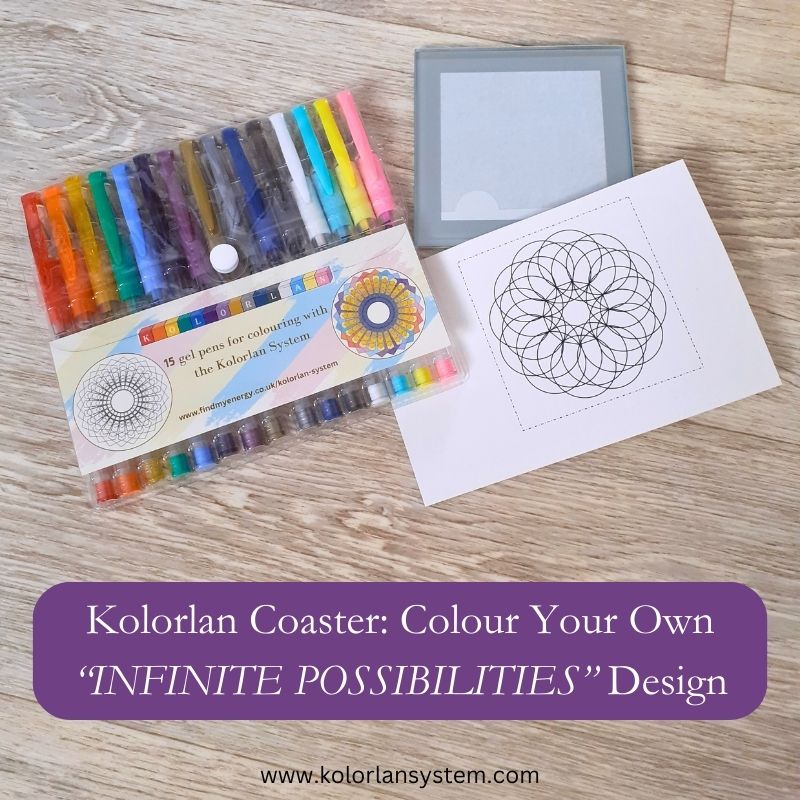 Create Your Own Kolorlan Coaster: "Infinite Possibilities" Design
