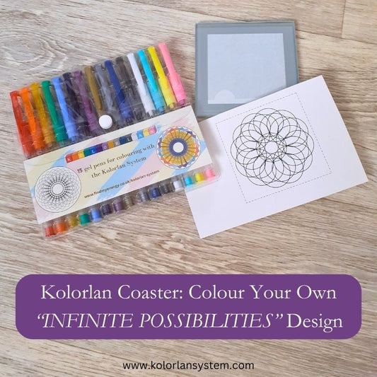 Create Your Own Kolorlan Coaster: "Infinite Possibilities" Design