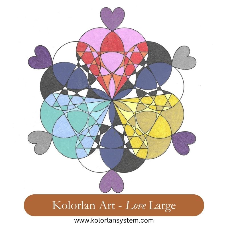 Love (1) 10"x8" Kolorlan Art