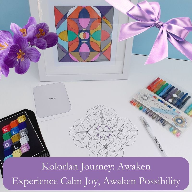 Kolorlan Journey: "Awaken" Adult Colouring Kit