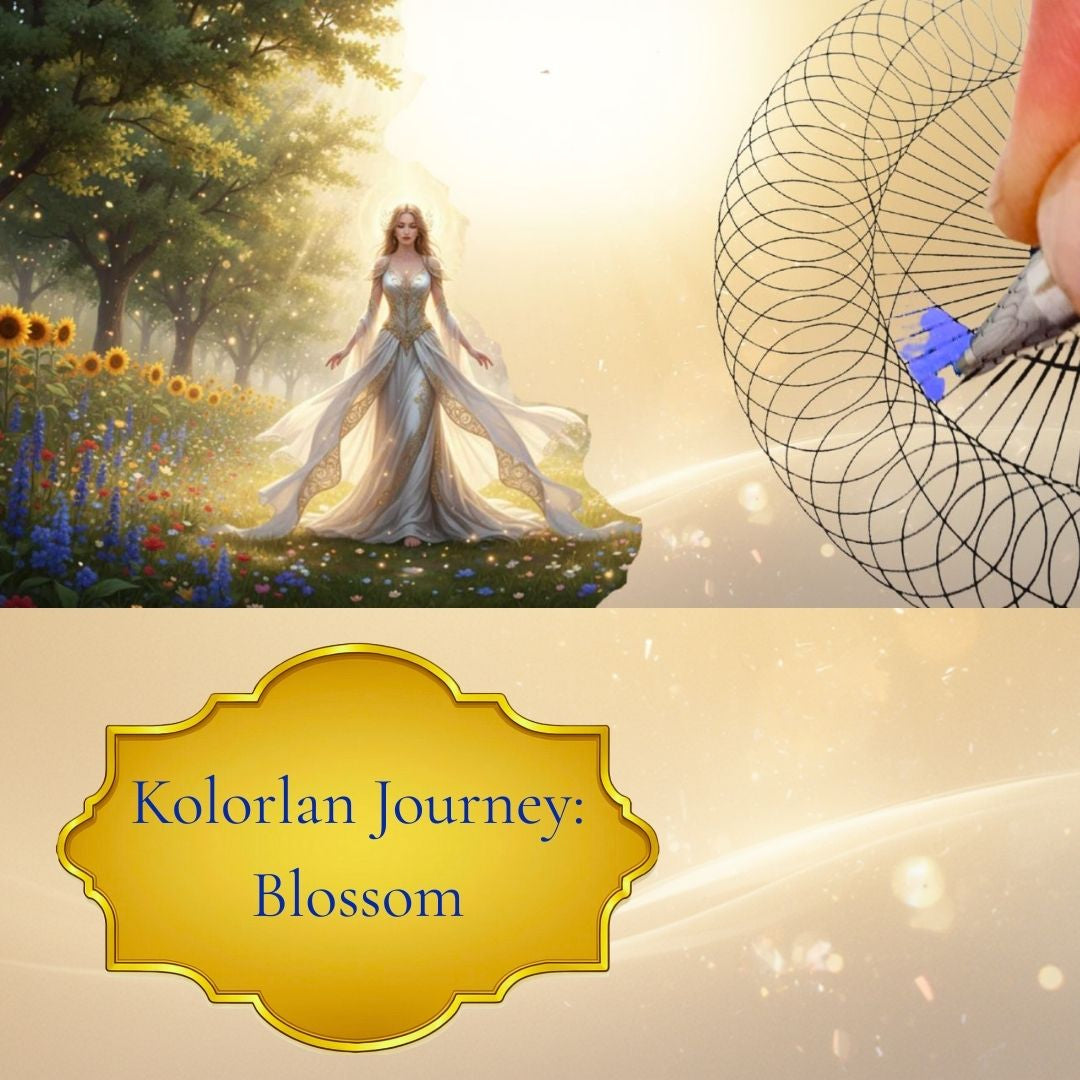 Kolorlan Journey: "Blossom" Adult Colouring Kit