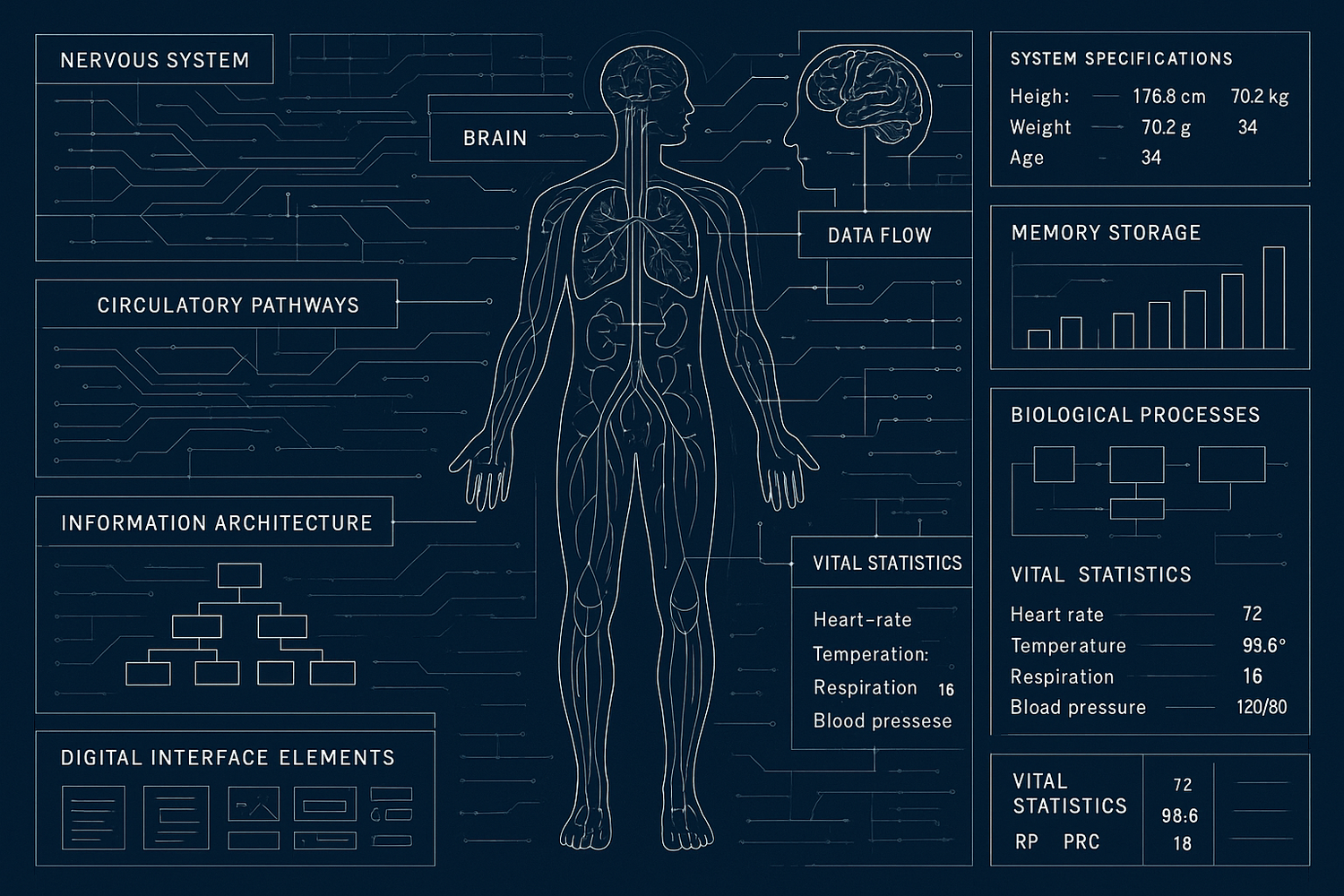 information blueprint for a human being