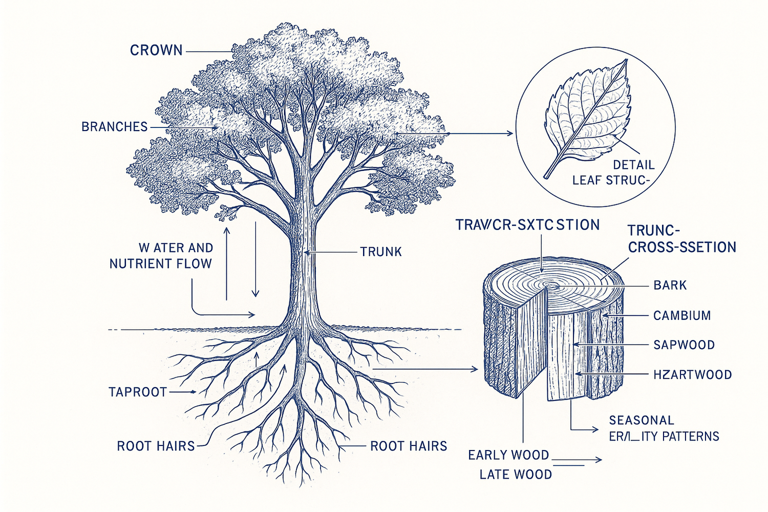 information blueprint for a tree